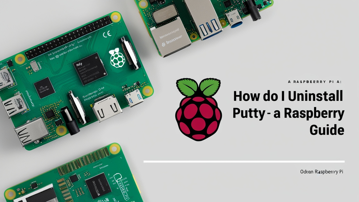 How Do I Uninstall Putty on a Raspberry Pi