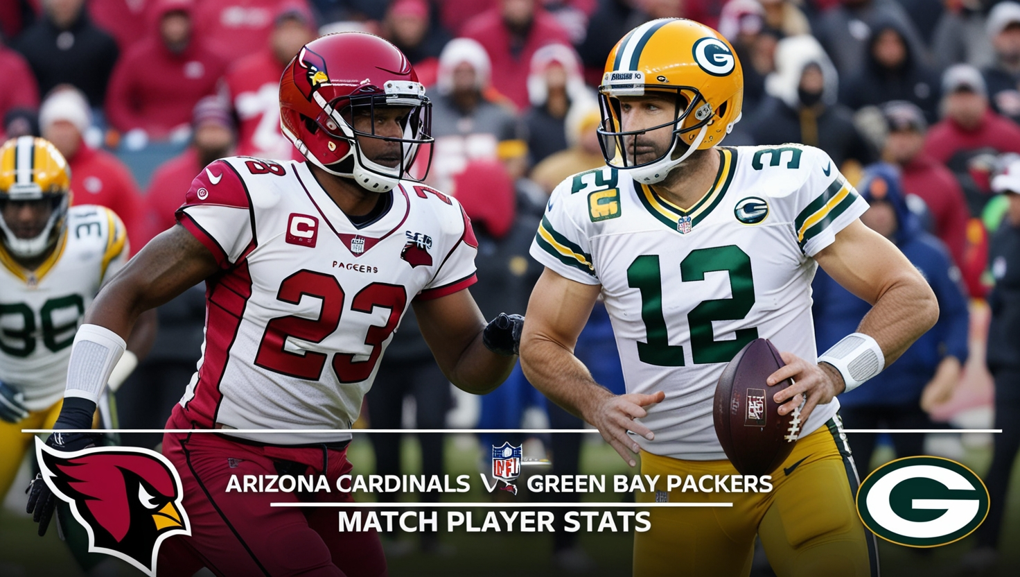 Arizona Cardinals vs Green Bay Packers Match Player Stats