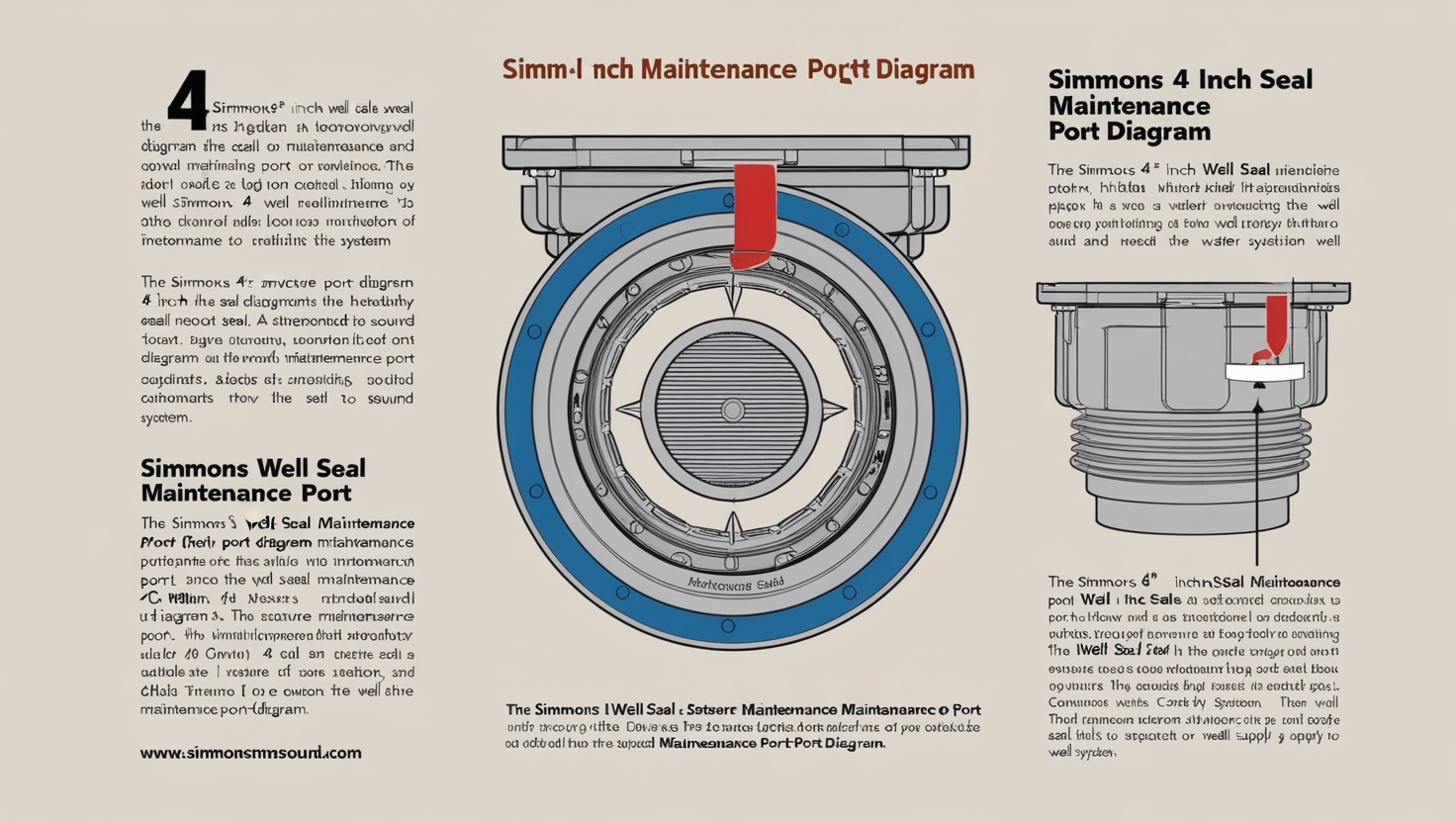 Simmons 4 Inch Well Seal Maintenance Port Diagram