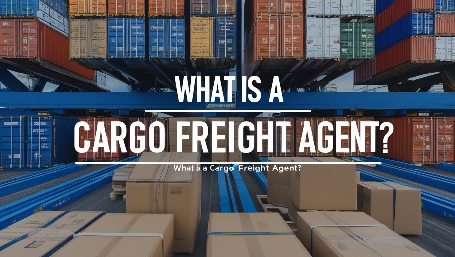 What is a Cargo Freight Agent